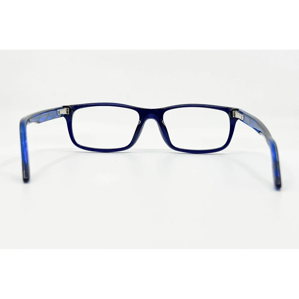 Puma Eyeglasses Kids Blue PJ0009O 001 Rectangular Patterned 49-16-130